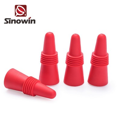 Customized red wine stopper silicone wine bottle stopper